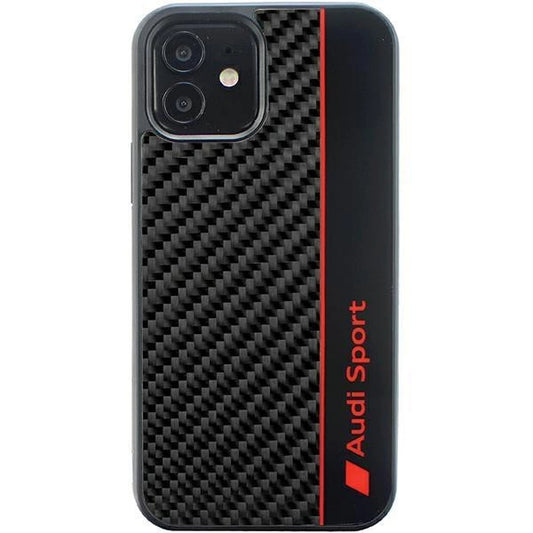 Audi Carbon Fiber Stripe iPhone 11 / Xr 6.1&quot; black/black hardcase AUS-TPUPCIP11-R8/D1-BK_0