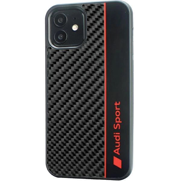 Audi Carbon Fiber Stripe iPhone 11 / Xr 6.1&quot; black/black hardcase AUS-TPUPCIP11-R8/D1-BK_1