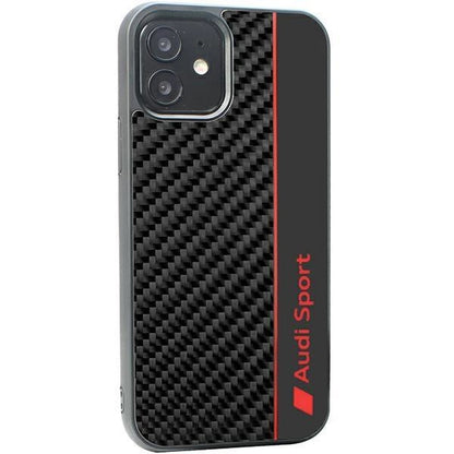 Audi Carbon Fiber Stripe iPhone 11 / Xr 6.1&quot; black/black hardcase AUS-TPUPCIP11-R8/D1-BK_2