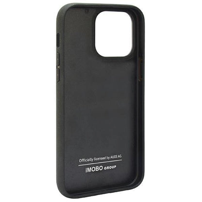 Audi Carbon Fiber Stripe iPhone 14 Pro Max 6.7" black/black hardcase AUS-TPUPCIP14PM-R8/D1-BK_3