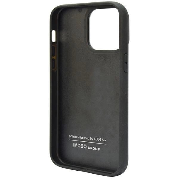 Audi Carbon Fiber Stripe iPhone 14 Pro Max 6.7" black/black hardcase AUS-TPUPCIP14PM-R8/D1-BK_4