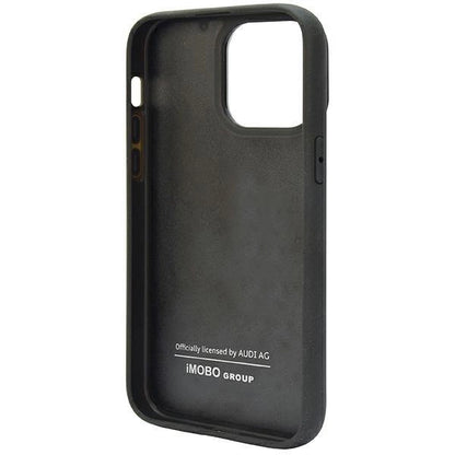 Audi Carbon Fiber Stripe iPhone 14 Pro Max 6.7" black/black hardcase AUS-TPUPCIP14PM-R8/D1-BK_4