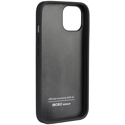 Audi Genuine Leather iPhone 14 6.1&quot; black/black hardcase AU-TPUPPCIP14-Q8/D1-BK_4