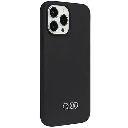Audi Silicone Case iPhone 13 Pro Max 6.7&quot; black/black hardcase AU-LSRIP13PM-Q3/D1-BK_1