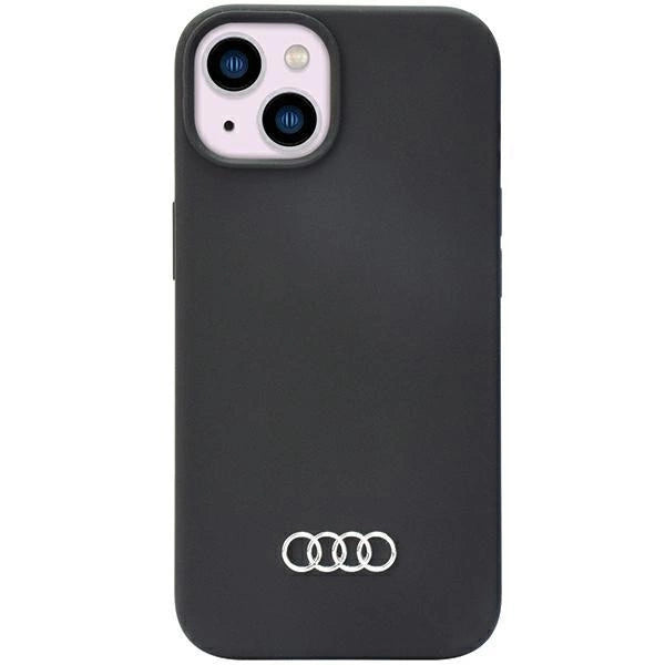 Audi Silicone Case iPhone 14 6.1" black/black hardcase AU-LSRIP14-Q3/D1-BK_0