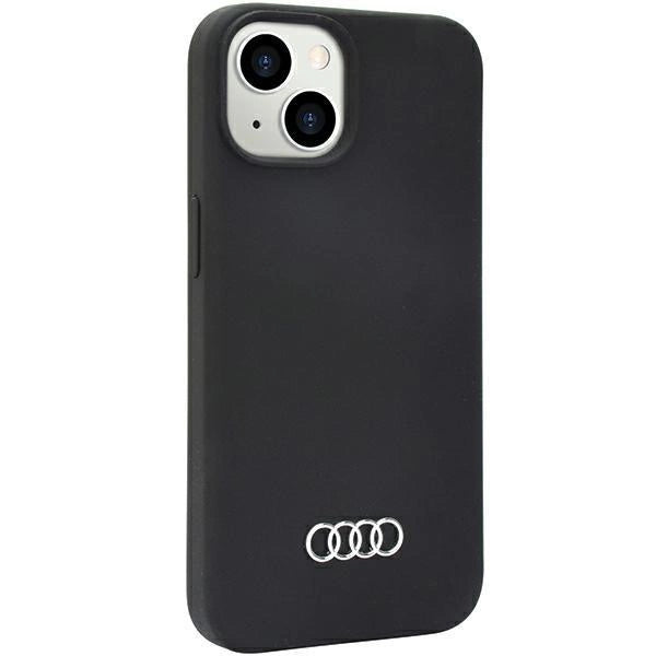 Audi Silicone Case iPhone 14 6.1" black/black hardcase AU-LSRIP14-Q3/D1-BK_1