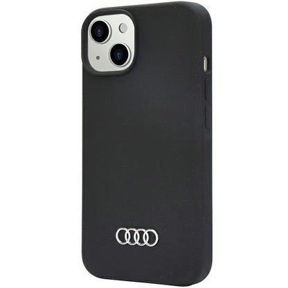 Audi Silicone Case iPhone 14 6.1" black/black hardcase AU-LSRIP14-Q3/D1-BK_2