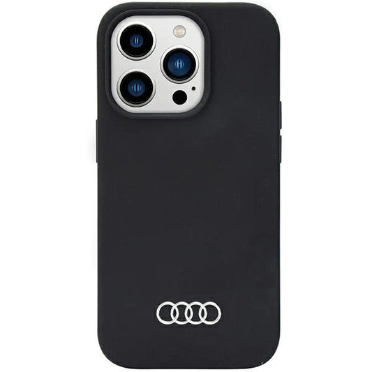 Audi Silicone Case iPhone 14 Pro Max 6.7&quot; black/black hardcase AU-LSRIP14PM-Q3/D1-BK_0