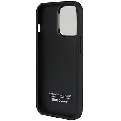 Audi Synthetic Leather iPhone 13 Pro / 13 6.1&quot; black/black hardcase AU-TPUPCIP13P-TT/D1-BK_4