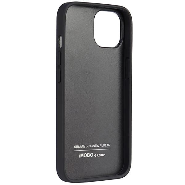 Audi Synthetic Leather iPhone 14 6.1" black/black hardcase AU-TPUPPCIP14-TT/D1-BK_4