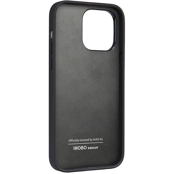 Audi Synthetic Leather iPhone 14 Pro Max 6.7&quot; black/black hardcase AU-TPUPPCIP14PM-TT/D1-BK_4
