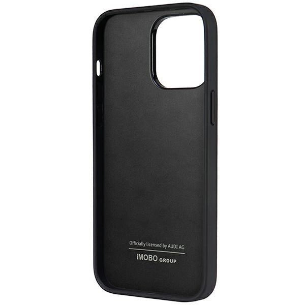 Audi Synthetic Leather iPhone 14 Pro Max 6.7&quot; black/black hardcase AU-TPUPPCIP14PM-TT/D1-BK_5