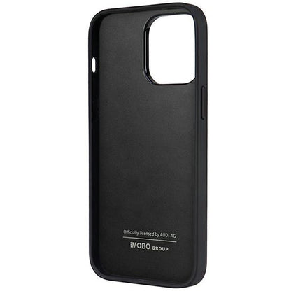 Audi Synthetic Leather iPhone 14 Pro Max 6.7&quot; black/black hardcase AU-TPUPPCIP14PM-TT/D1-BK_5