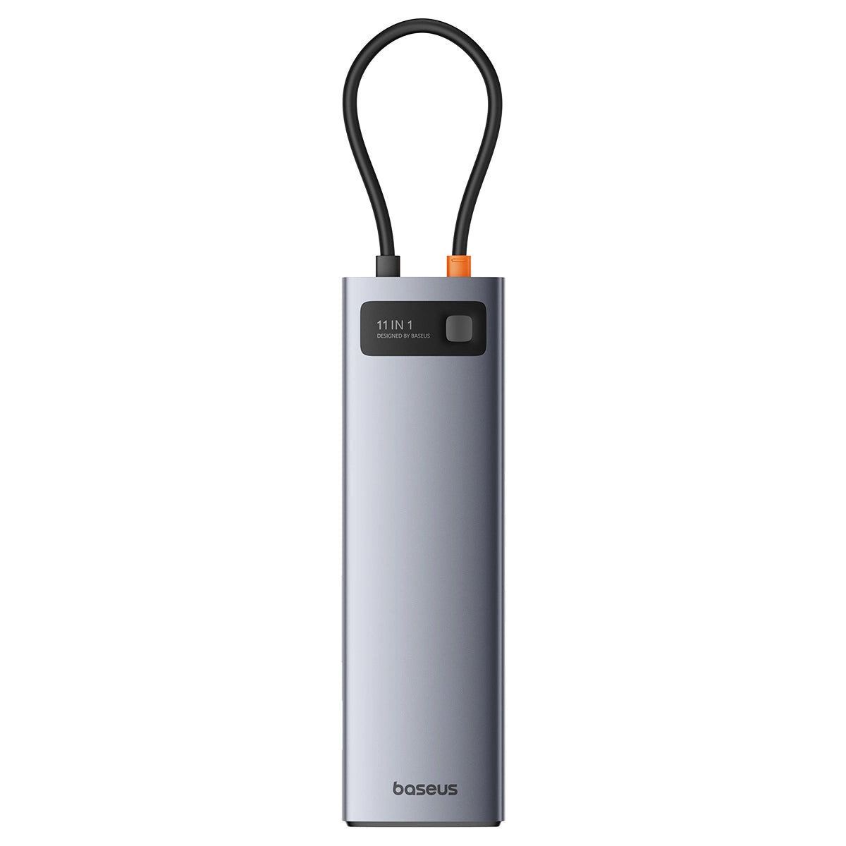 HUB 11in1 Baseus Metal Gleam Series USB-C to USB-C PD / 3x USB-A 3.0 / USB-A 2.0 / HDMI / VGA / AUX / RJ-45 / SD TF - gray_9
