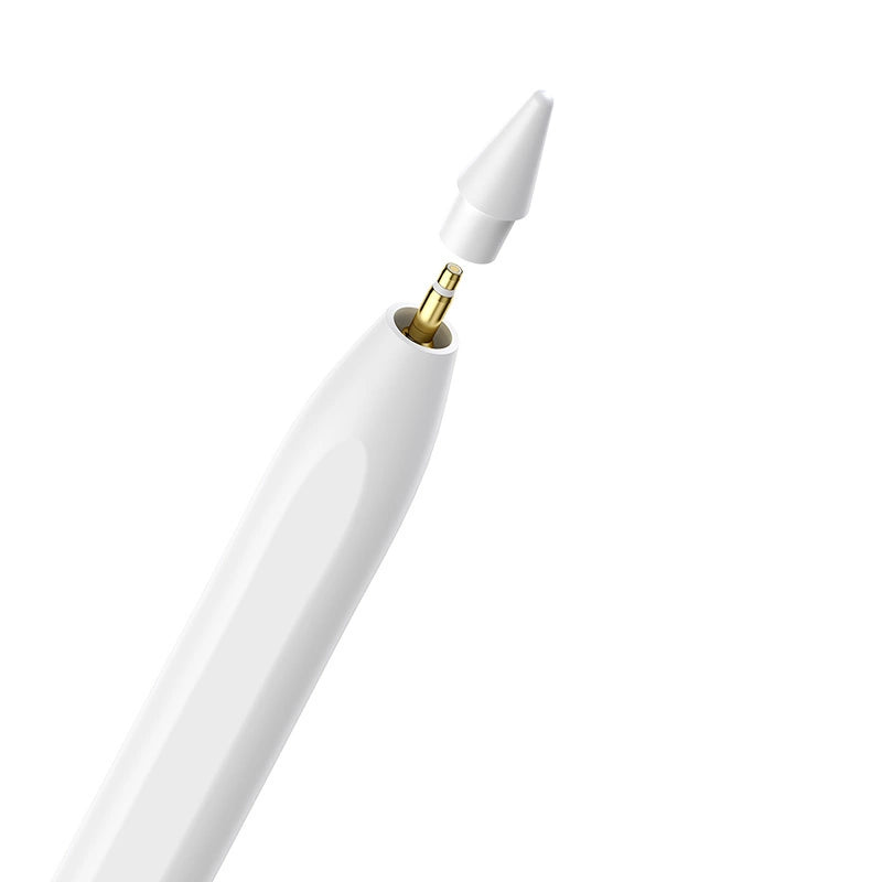 Baseus Smooth Writing 2 stylus with active tip for iPad + USB-A - Lightning cable and replaceable tip - white_1