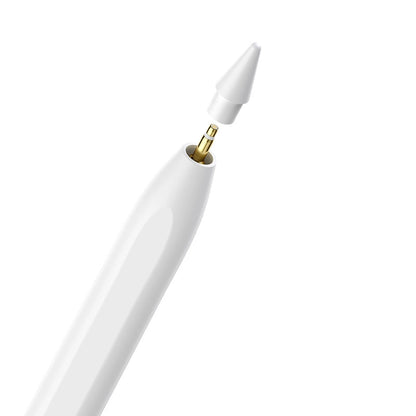 Baseus Smooth Writing 2 stylus with active tip for iPad + USB-A - Lightning cable and replaceable tip - white_1