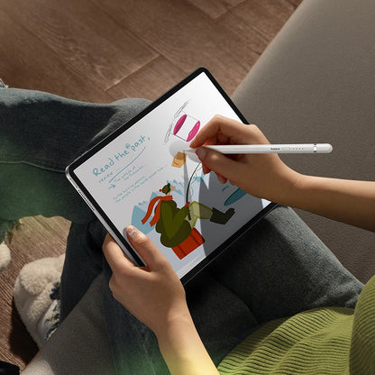 Baseus Smooth Writing 2 stylus with active tip for iPad + USB-A - Lightning cable and replaceable tip - white_4