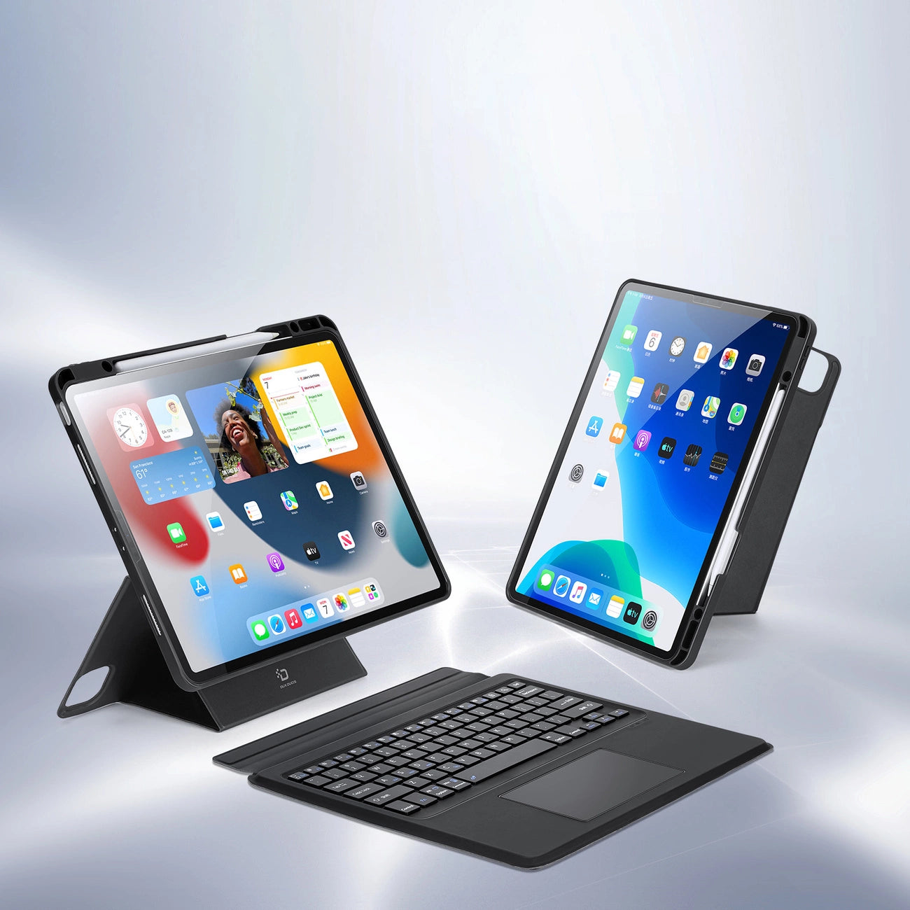 Dux Ducis DK Series Bluetooth Keyboard Case for Apple iPad Pro 12.9 (2020/2021/2022) - Black_8