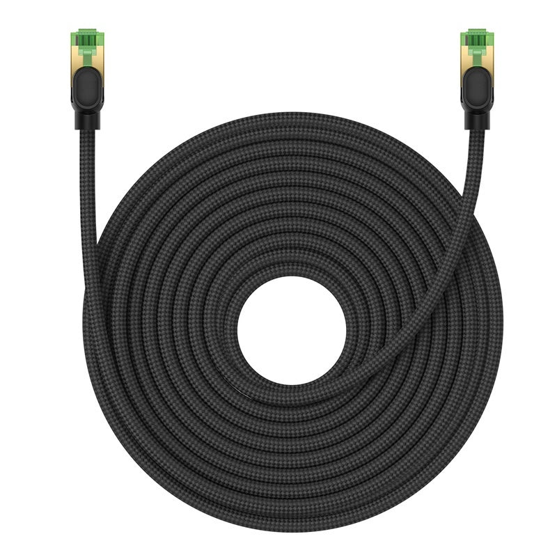 Baseus fast RJ45 cat. network cable. 8 40Gbps 20m braided black_2