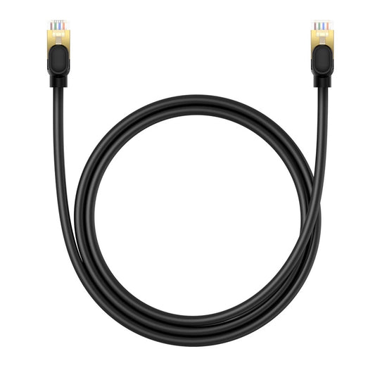 Baseus fast network cable RJ-45 cat.8 40Gbps 1m round - black_0
