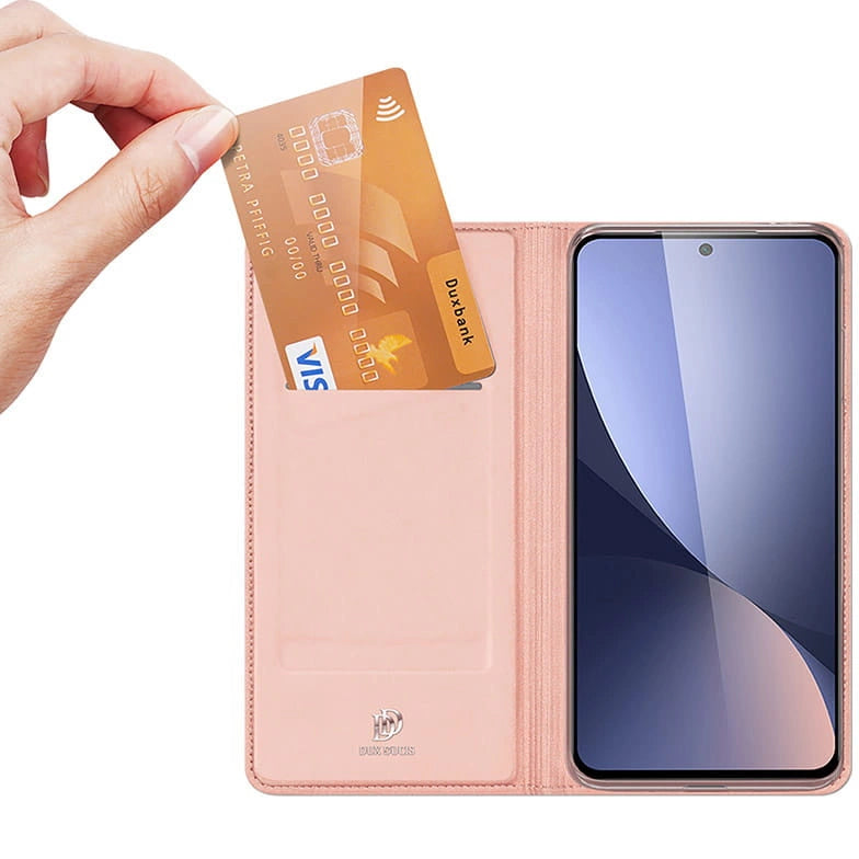 Dux Ducis Skin Pro eco-leather case for Xiaomi Redmi 12 / Redmi 12R - pink_5