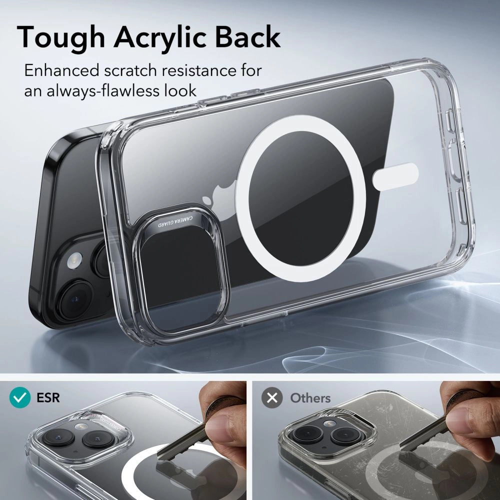 ESR Classic Hybrid Halolock Case with MagSafe for iPhone 15 - Clear_16