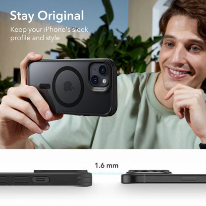ESR Classic Hybrid Halolock Case with MagSafe for iPhone 15 - Matte Black_16