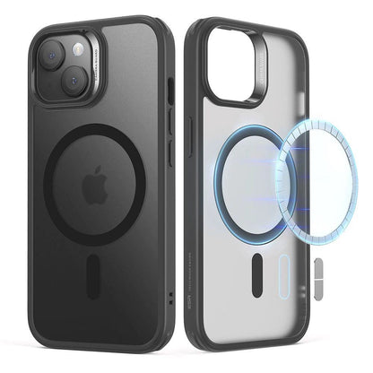 ESR Classic Hybrid Halolock Case with MagSafe for iPhone 15 - Matte Black_2