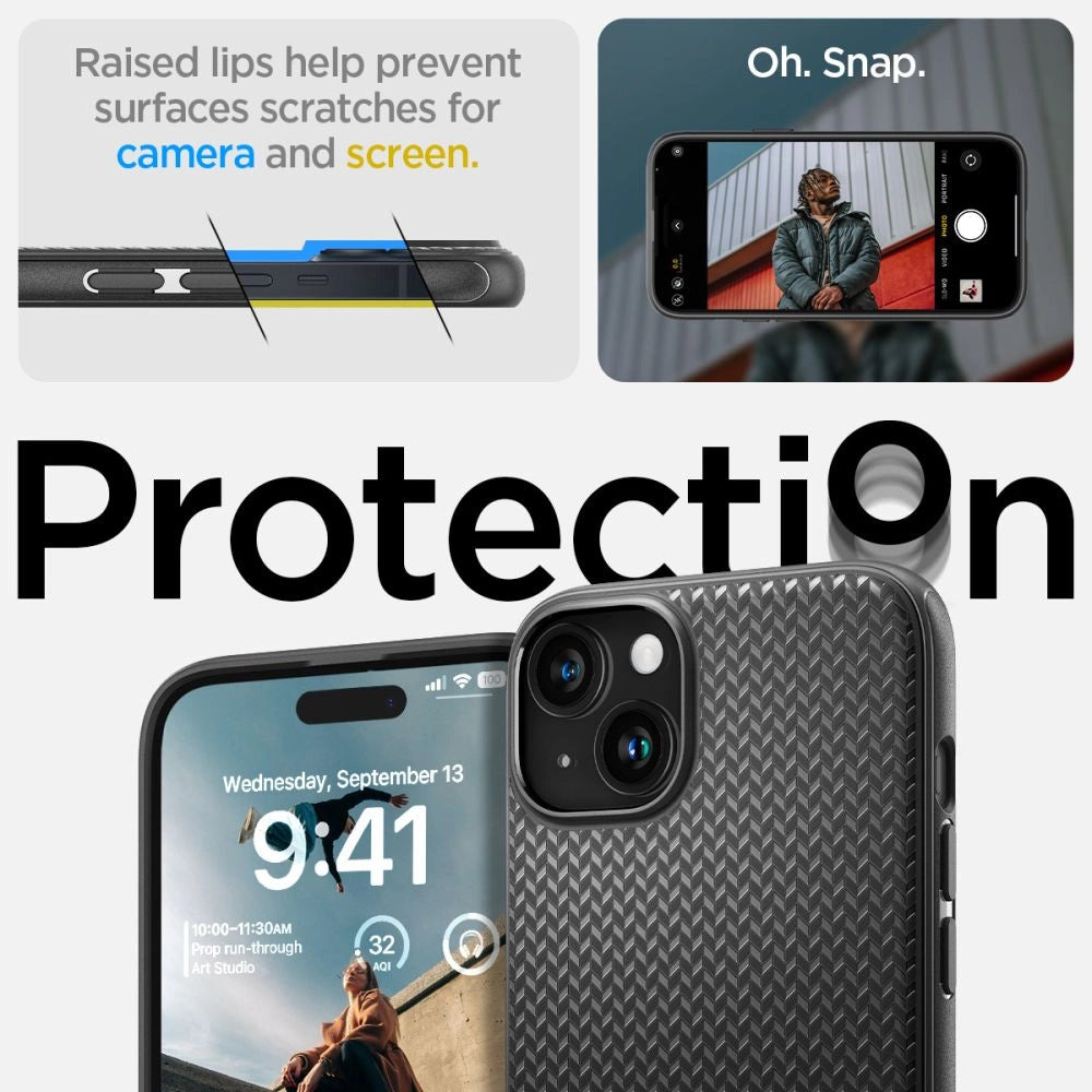 Spigen Mag Armor MagSafe iPhone 15 Case - Matte Black_9
