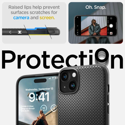 Spigen Mag Armor MagSafe iPhone 15 Case - Matte Black_9