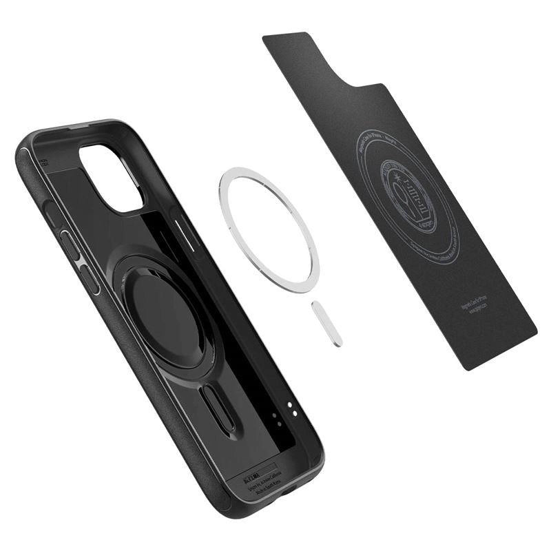 Spigen Mag Armor MagSafe iPhone 15 Case - Matte Black_12