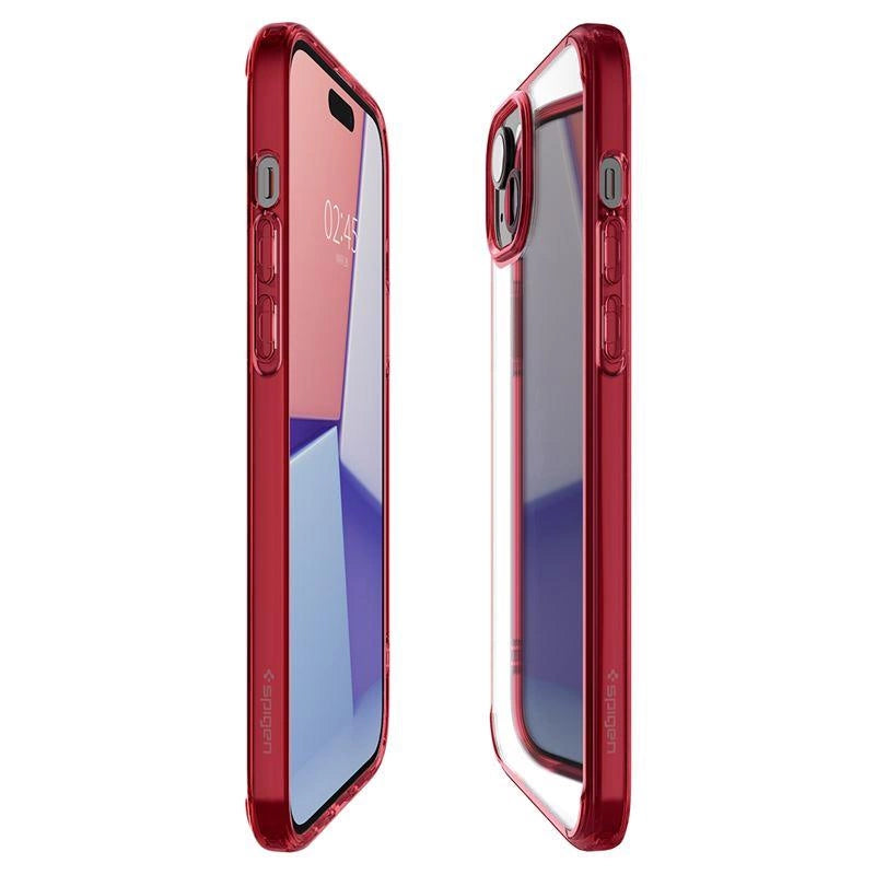 Spigen Ultra Hybrid iPhone 15 Case - Red_11