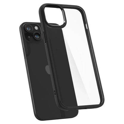 Spigen Crystal Hybrid iPhone 15 Plus Case - Clear Black_9