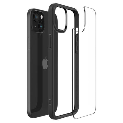 Spigen Crystal Hybrid iPhone 15 Plus Case - Clear Black_12