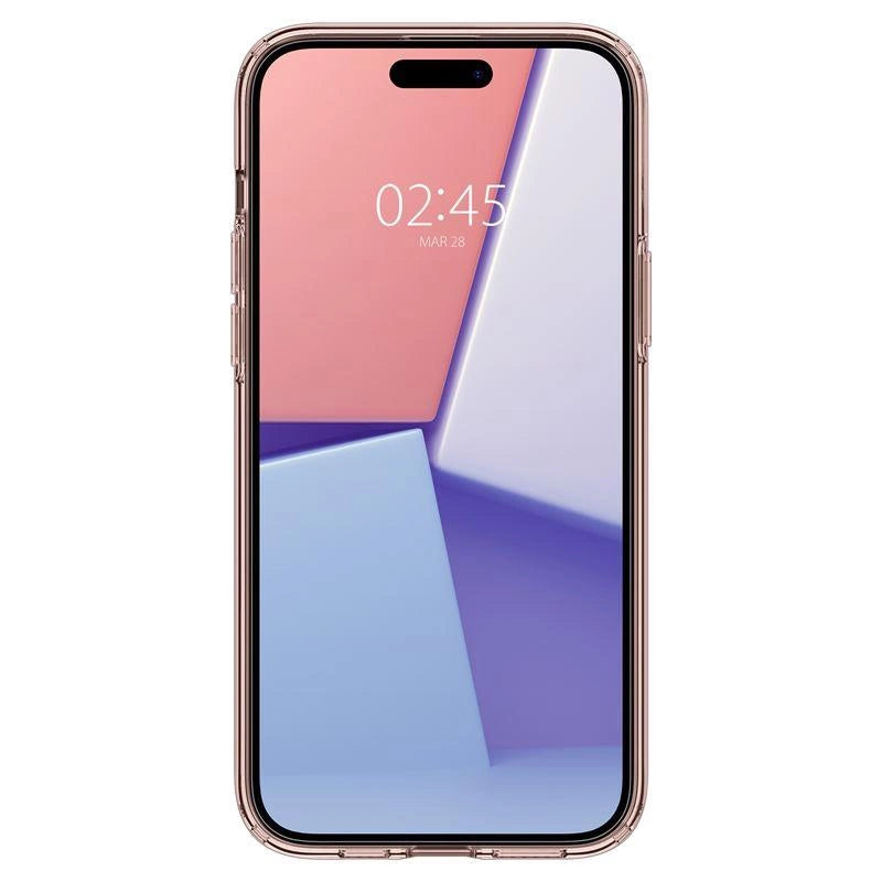 Spigen Crystal Flex iPhone 15 Plus Case - Pink/Transparent_5