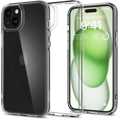Spigen Ultra Hybrid iPhone 15 Plus Case - Clear_0