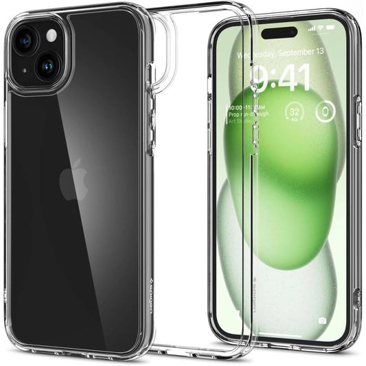 Spigen Ultra Hybrid iPhone 15 Plus Case - Clear_0