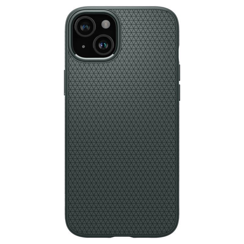 Spigen Liquid Air iPhone 15 Plus Case - Dark Green_11
