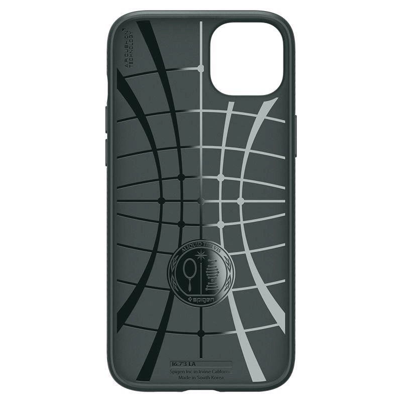Spigen Liquid Air iPhone 15 Plus Case - Dark Green_13