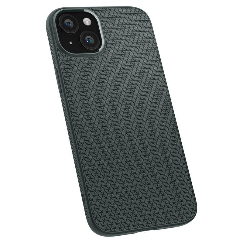 Spigen Liquid Air iPhone 15 Plus Case - Dark Green_1