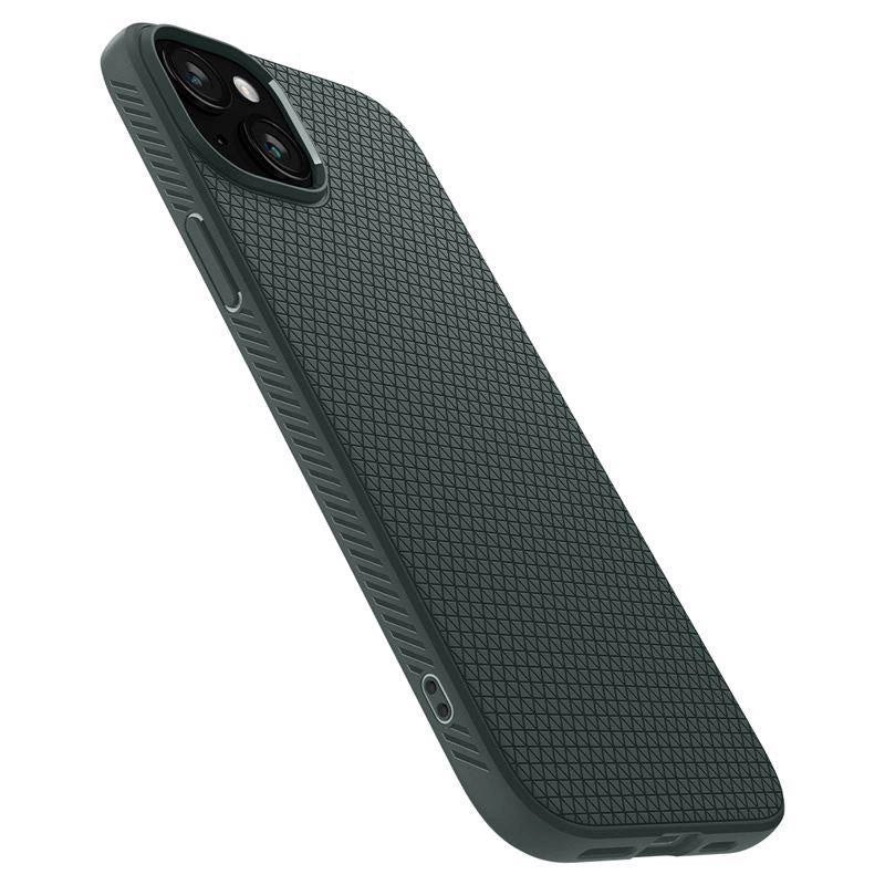 Spigen Liquid Air iPhone 15 Plus Case - Dark Green_3