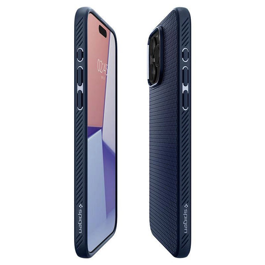 Spigen Liquid Air Case for iPhone 15 Pro Max - Blue_0