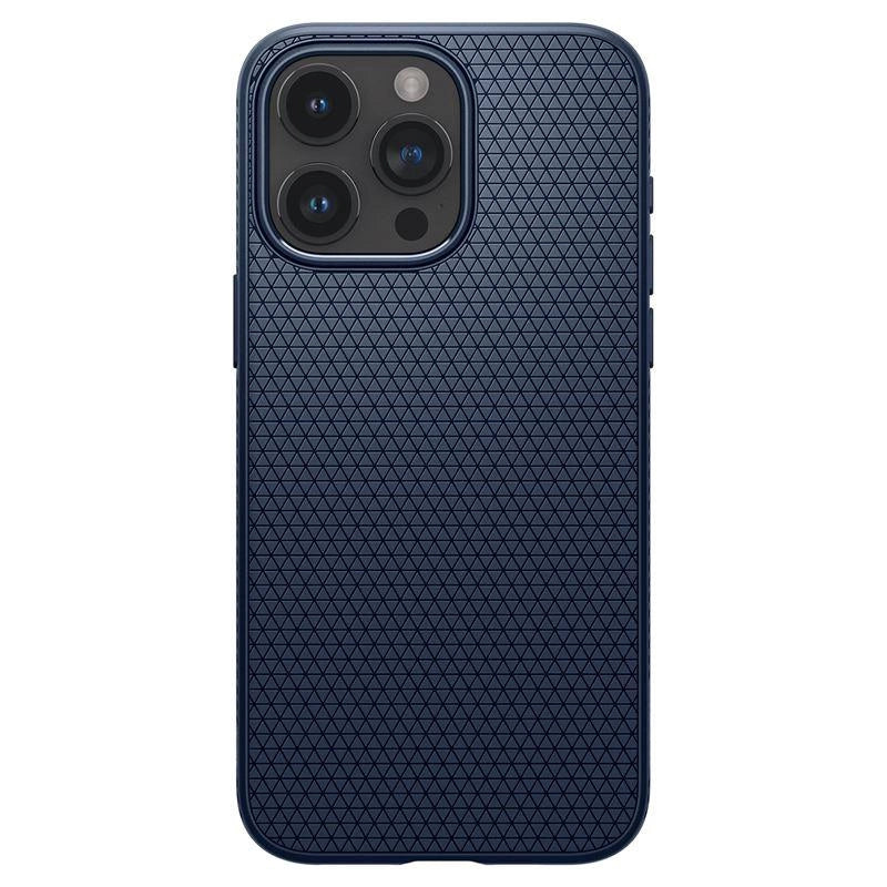 Spigen Liquid Air Case for iPhone 15 Pro Max - Blue_10