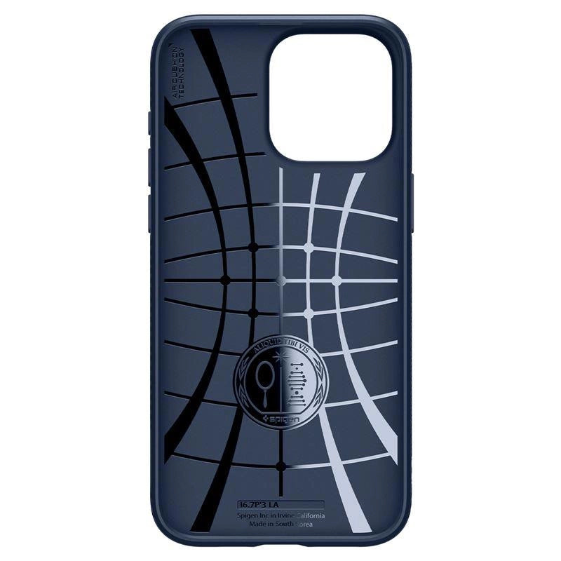 Spigen Liquid Air Case for iPhone 15 Pro Max - Blue_12