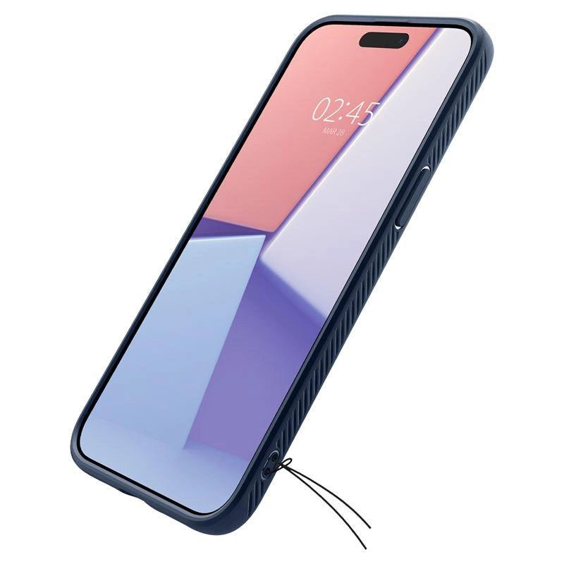 Spigen Liquid Air Case for iPhone 15 Pro Max - Blue_3