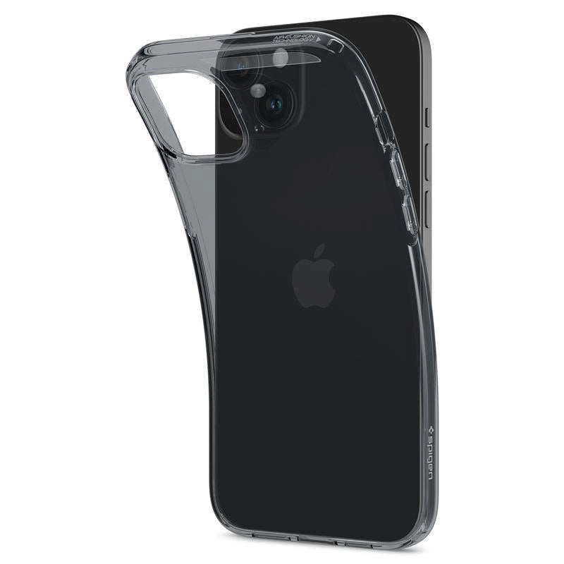 Spigen Crystal Flex iPhone 15 Plus Case - Gray-Transparent_11