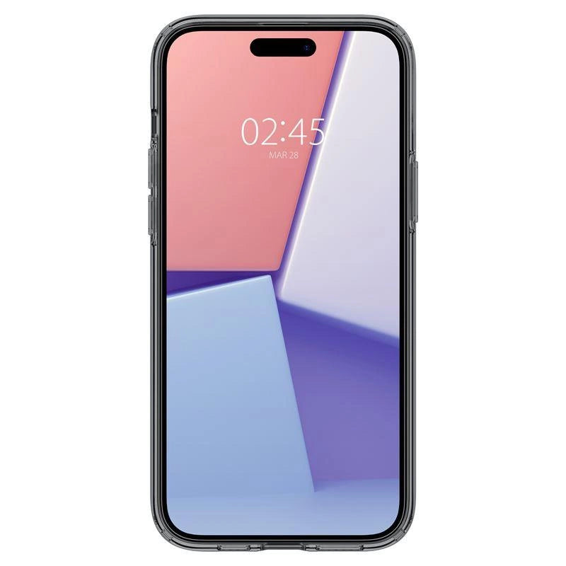 Spigen Crystal Flex iPhone 15 Plus Case - Gray-Transparent_2