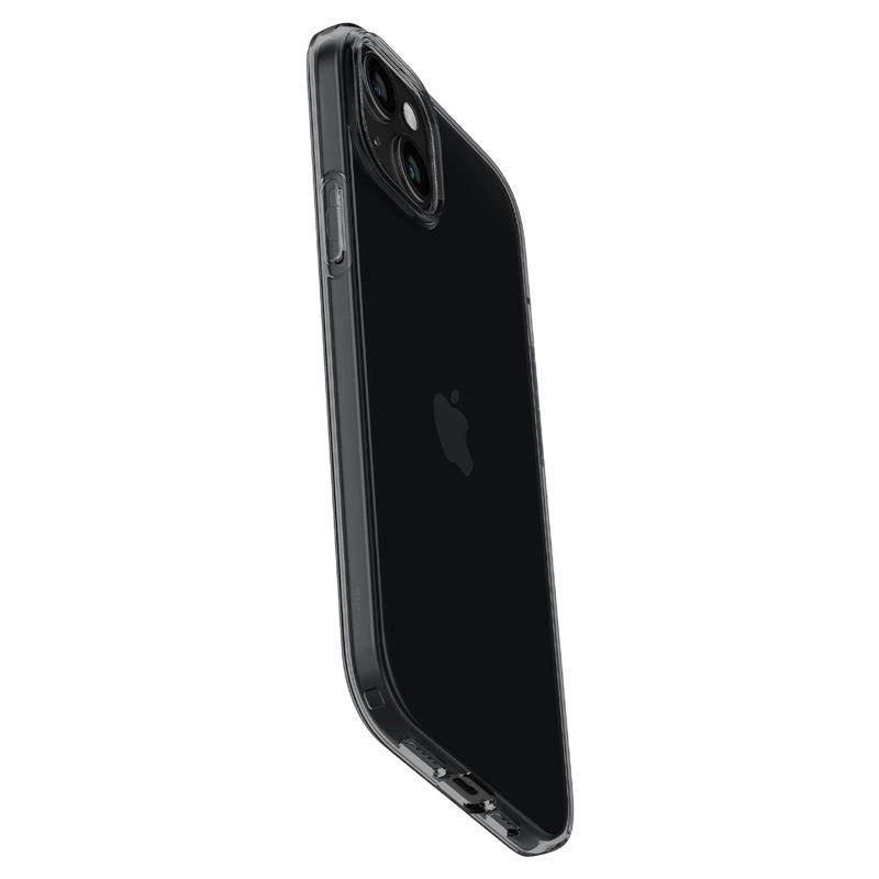 Spigen Crystal Flex iPhone 15 Plus Case - Gray-Transparent_3