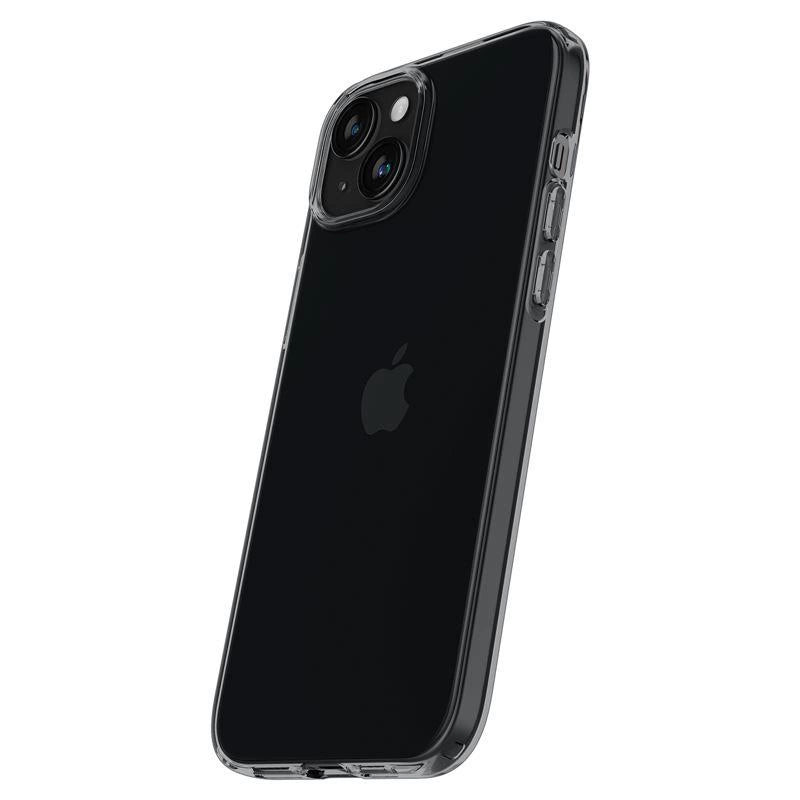 Spigen Crystal Flex iPhone 15 Plus Case - Gray-Transparent_4