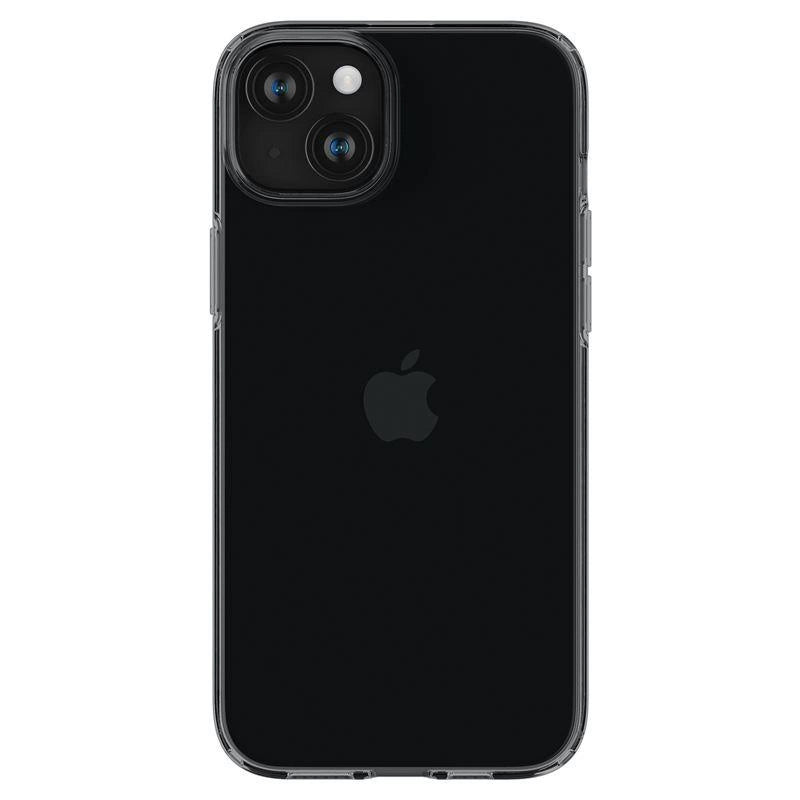 Spigen Crystal Flex iPhone 15 Plus Case - Gray-Transparent_8